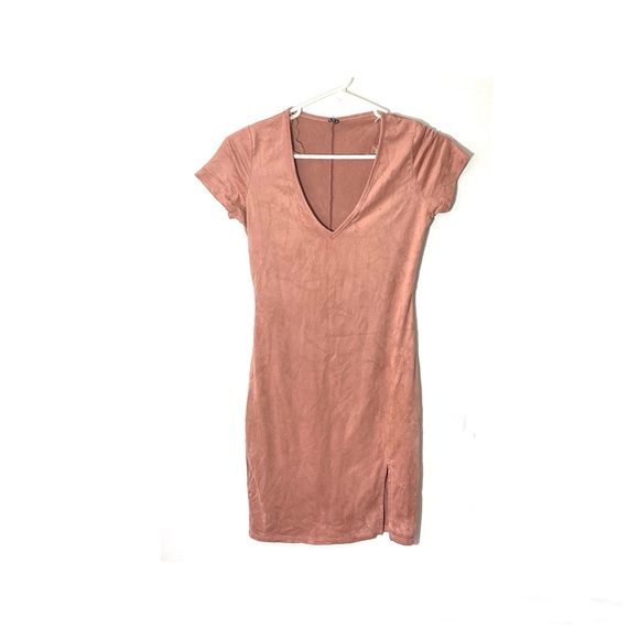 Windsor mini dress short sleeve front slit - Picture 1 of 5